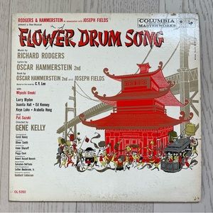Vintage 1958 Flower Drum Song Vinyl Original Broadway Musical Cast Columbia LP